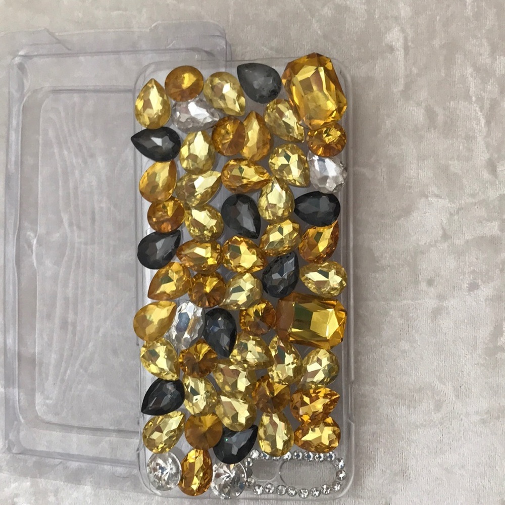 New in box iPhone 7 Plus embellished rhinestone Crystal Like phone case - Picture 2 of 4